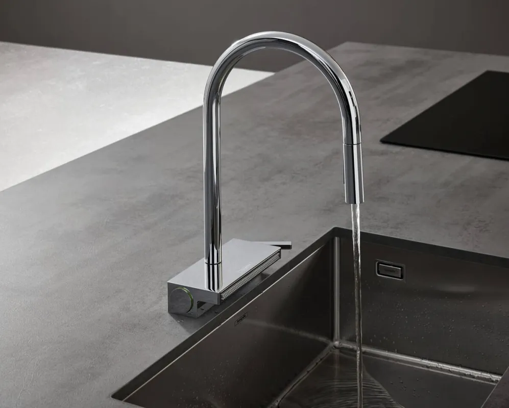 Hansgrohe Aquno Select M81 egykaros konyhai csaptelep 170, kihúzható fejjel, 3jet króm 73837000Hansgrohe Csak ma