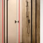 Különleges ajánlat Radaway Nes Black KDD II 100 B zuhanykabin (egyik ajtó) 10031100-54-01LRadaway