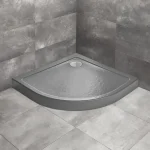 Biztonságos fizetés Radaway Doros Stone A 90x90 cm zuhanytálca előlappal, antracit SDRA9090-05-64SRadaway