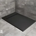 Radaway Teos F 110x90 cm szögletes öntöttmárvány zuhanytálca, fekete HTF11090-54Radaway Gyors szállítás