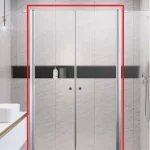 Radaway Eos DWD II 970 (kétrészes nyílóajtó - NEM komplett termék) zuhanyajtó 13799970-01-01Radaway Vedd meg online