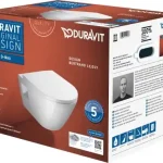 Duravit D-Neo öblítőperem nélküli Duravit Rimless fali wc szett (ülőkével) 45780900A1Duravit Különleges ajánlat
