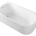 Sapho AQUALINE TIBERA L 150x75 cm szabadonálló akril kád, fehér E1046Aqualine Azonnal elérhető