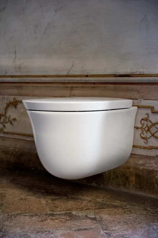 Gyors szállítás Laufen THE NEW CLASSIC perem nélküli fali wc, fehér LCC felülettel H8208514000001Laufen