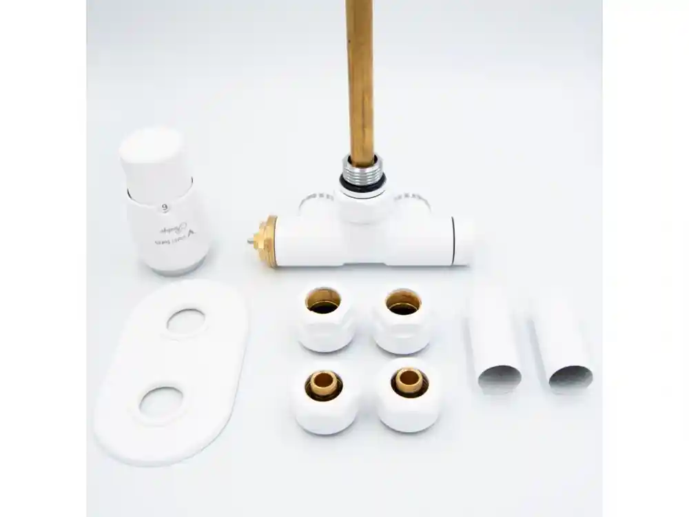 AREZZO design Spearpex radiátor szelep fehér, bal AR-SPEARPEX-W-LArezzo Design Kedvezményes ár