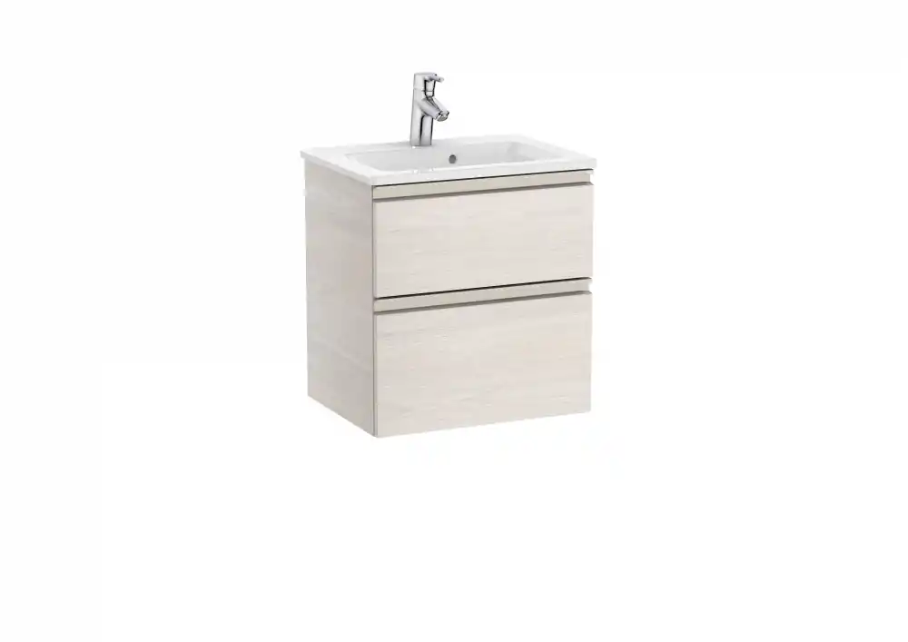Biztonságos fizetés Roca The Gap Compact 50 cm fürdőszoba bútor mosdóval, északi hamu A851494434Roca
