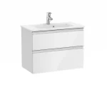 Vásárlói kedvenc Roca The Gap Compact 70 cm fürdőszoba bútor mosdóval, fényes fehér A851496806Roca
