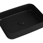 Akciós ár Sapho INFINITY RECTANGLE 50x36cm kerámiamosdó, fekete 10NF65050-2NSapho