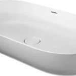 Vedd meg most Duravit Luv 80x40 cm ráültethető mosdó, fehér WonderGliss bevonat 03798000001Duravit