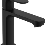 Hansgrohe Rebris S egykaros mosdócsaptelep 110, lefolyógarnitúra nélkül, CoolStart, matt fekete 72520670Hansgrohe Szuper akció