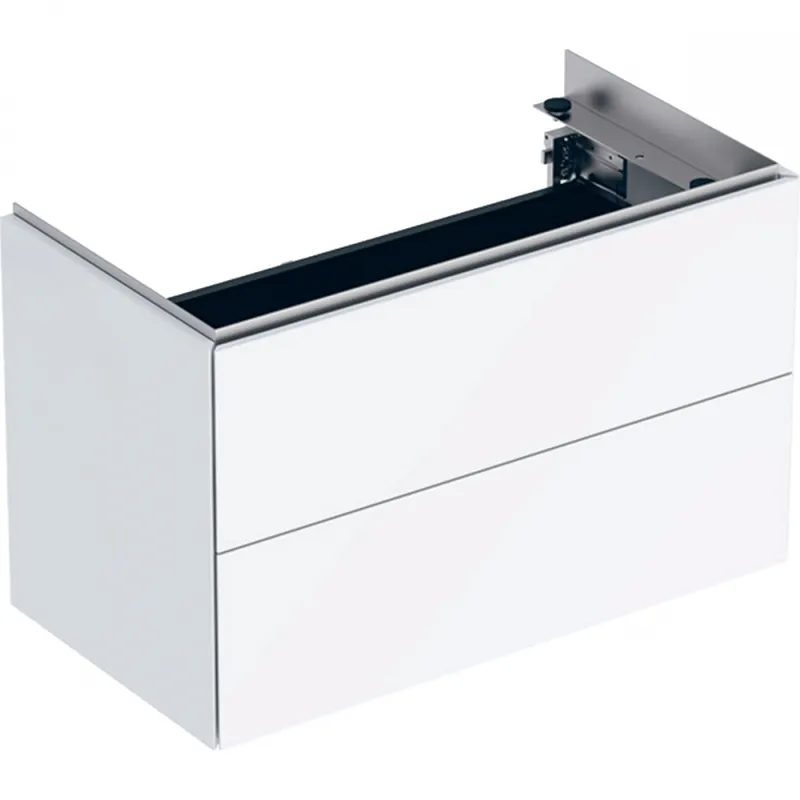 Geberit ONE alsó szekrény mosdóhoz, két fiókkal, rövidített kivitel, 74.5x46.5x39.5cm, fehér / magasfényű bevonat 500.381.01.1Geberit Legjobb ár