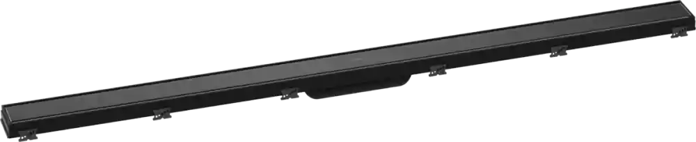 Expressz kézbesítés Hansgrohe RainDrain Match zuhanylefolyó színkészlet 120 cm, állítható magasságú kerettel fekete 56042610 (K)Hansgrohe