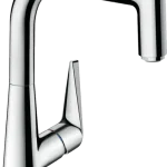 Árcsökkenés Hansgrohe Talis Select M51 egykaros konyhai csaptelep 220 kihúzható kifolyóval, króm 72822000Hansgrohe