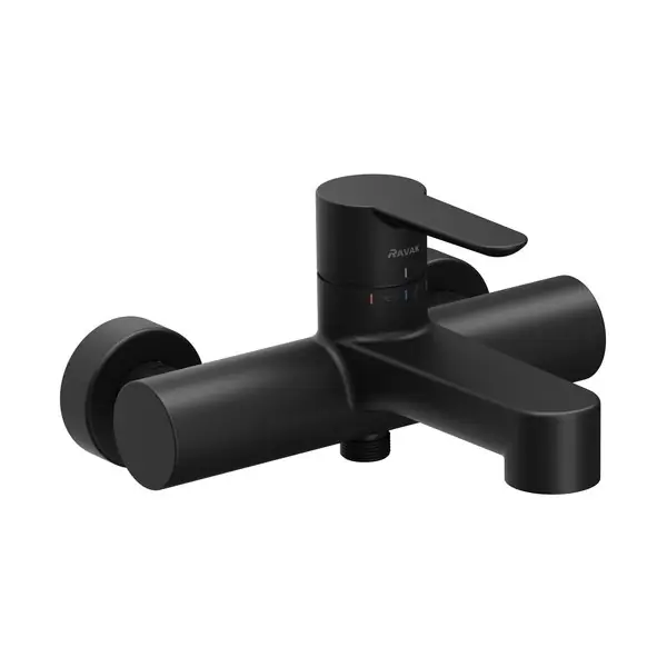 Ravak Puri black PU 022.20/150 Kádcsaptelep, 150 mm, fekete X070185Ravak Expressz szállítás