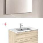 Olcsóbb Royo Bannio Vitale 80 fürdőszobabútor szett, Kyra mosdóval, nature beige 72970-KRoyo Bannio