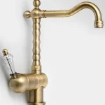Népszerű Sapho KIRKÉ CRYSTAL mosogató-csaptelep, bronz (KI14KB)Sapho