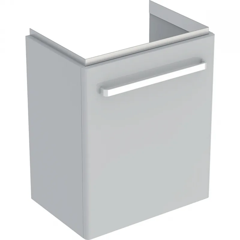 Geberit Selnova Compact alsó szekrény mosdóhoz, egy ajtós, világosszürke/matt bevonat, világosszürke/fényes 501.491.00.1Geberit Vedd meg online