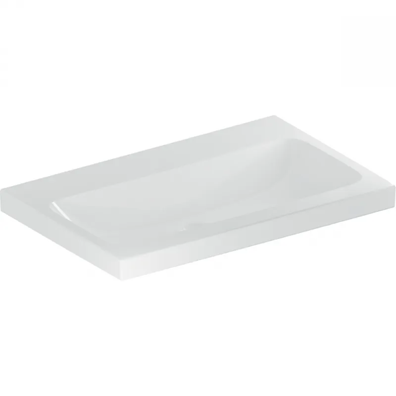 Gyors kiszállítás Geberit iCon Light mosdó, 75x48cm, csaplyuk és túlfolyó nélkül, fehér 501.835.00.7Geberit