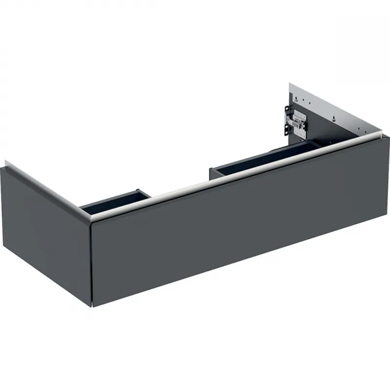 Geberit ONE alsó szekrény mosdóhoz, egy fiókkal, 105x26.6x47cm, fekete/matt bevonat 505.074.00.8Geberit Ajánlat