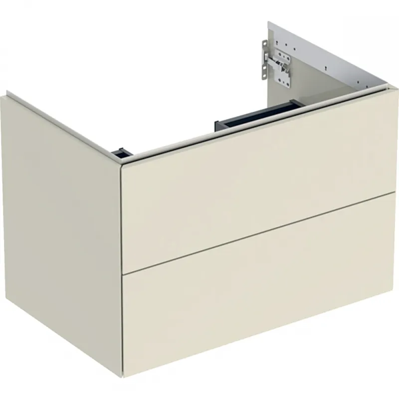 Geberit ONE alsó szekrény mosdóhoz, két fiókkal, 75x50.4x47cm, homokszürke/magasfényű bevonat 505.262.00.4Geberit Olcsó