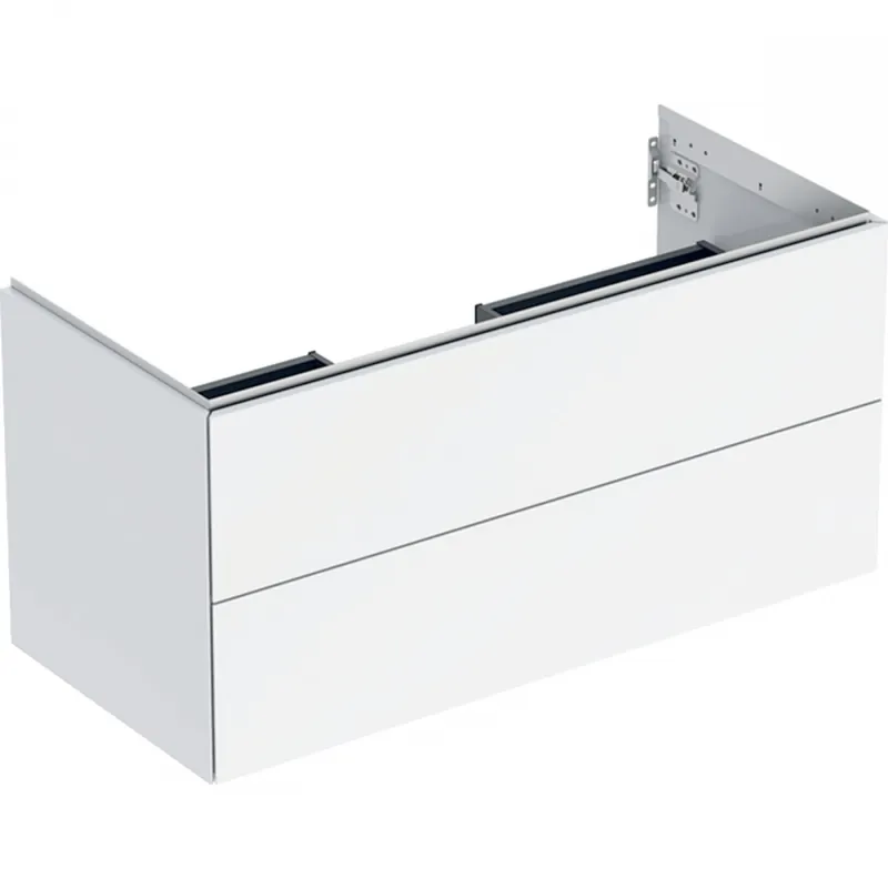Geberit ONE alsó szekrény mosdóhoz, két fiókkal, 105x50.4x47cm, fehér/magasfényű bevonat 505.264.00.1Geberit Kihagyhatatlan ajánlat