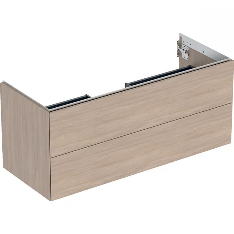 Geberit ONE alsó szekrény mosdóhoz, két fiókkal, 120x50.4x47cm, tölgy/melaminos faszerkezet 505.265.00.5Geberit Árengedmény