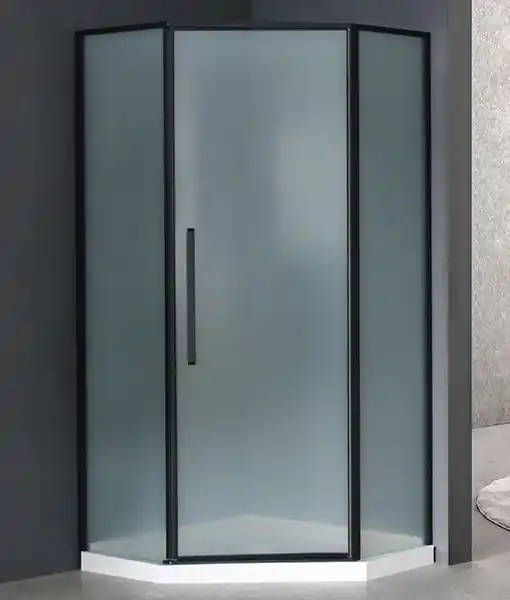 N-Smart DIAMOND black ötszögletű zuhanykabin NWZK-DIA9090N-smart Végkiárusítás