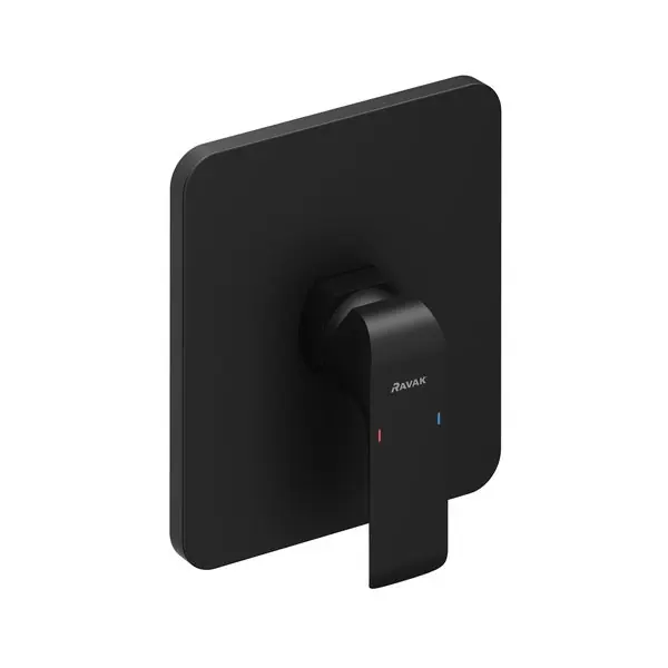 Olcsóbb Ravak FL 066.20, Flat black falba süllyesztett csaptelep váltó nélkül (KIZÁRÓLAG R-box VARIVAL), matt fekete X070180Ravak