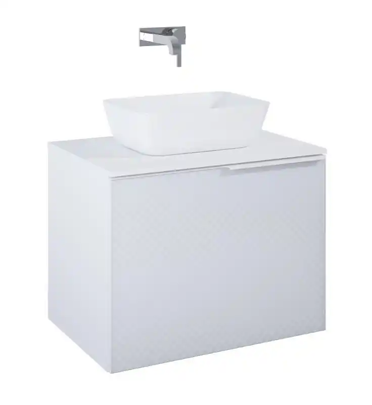 AREZZO design Malibu alsószekrény 70 1 fiók + 1 fiók , v. matt fehér AR-168380Arezzo Design Outlet