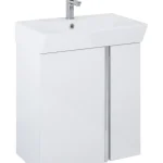 AREZZO design PROVO 60 2 ajtós bútor+mosdó szett, magasfényű fehér AR-168349Arezzo Design Népszerű