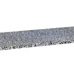 AREZZO design TERRAZZO műmárvány mosdópult 100x46x2 cm fekete matt AR-168818Arezzo Design Vedd meg most