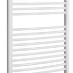 Újdonság Sapho AQUALINE ORBIT 600x1850mm íves fürdőszobai radiátor, fehér ILO86TAqualine