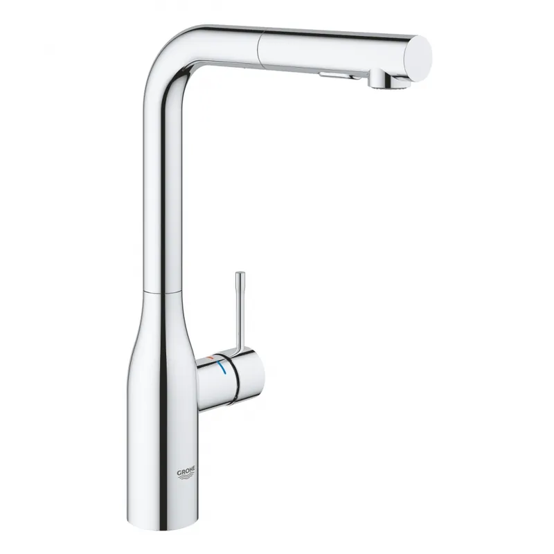Végkiárusítás Grohe Essence mosogató csaptelep kihúzható zuhanyfejjel, króm 30504000Grohe