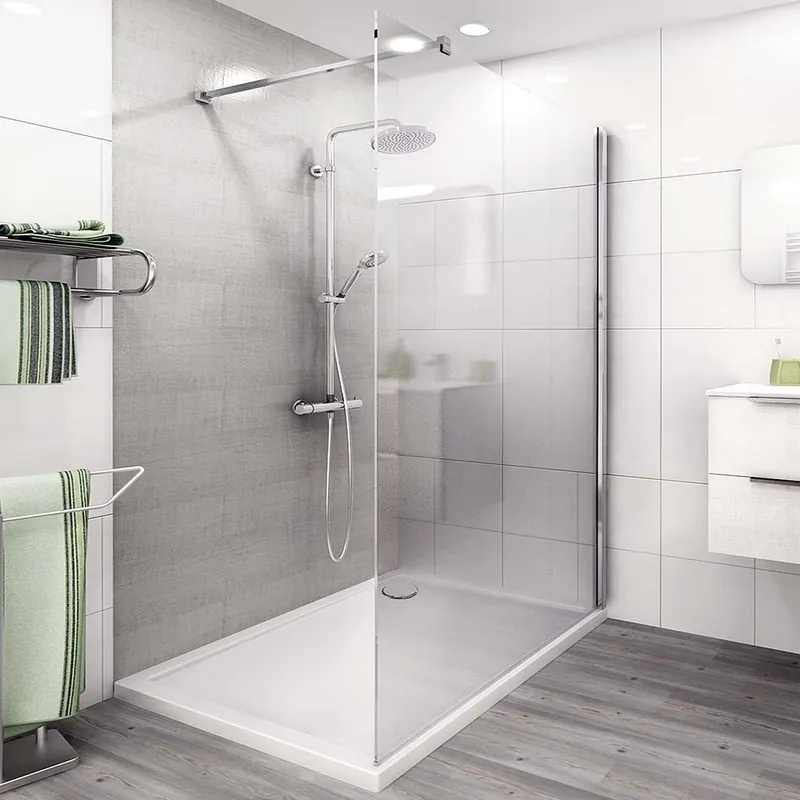 Biztonságos fizetés Sani Pro Equi Walk-in zuhanyfal 140 cm EI TWF 14020 VPESanipro