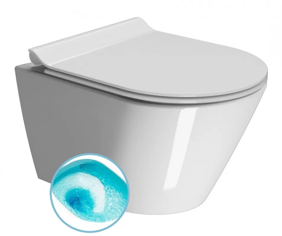 Sapho GSI KUBE X Swirlflush ExtraGlase fali WC, fehér 941611Sapho Akciós ár