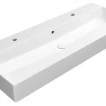 Kiárusítás Sapho GSI KUBE X 120x47cm ExtraGlaze kerámiamosdó, fehér 9424211Sapho
