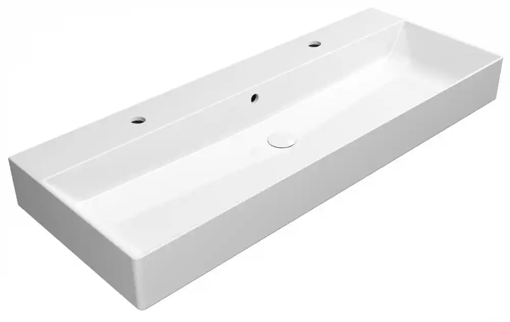 Kiárusítás Sapho GSI KUBE X 120x47cm ExtraGlaze kerámiamosdó, fehér 9424211Sapho
