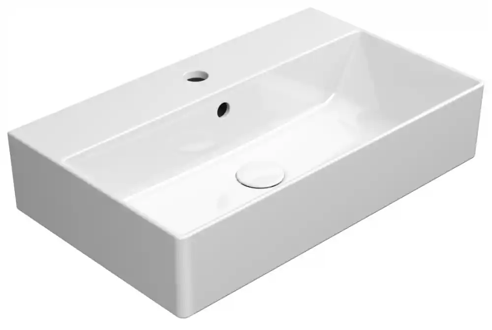 Azonnal elérhető Sapho GSI KUBE X 60x37cm ExtraGlaze kerámiamosdó, fehér 9454111Sapho