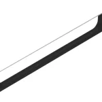 Biztonságos vásárlás Sapho GSI NUBES 60cm törölközőtartó mosdóra, fekete PANB60NSapho