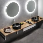Biztonságos fizetés Sapho WOODY 230x50cm tömör fa pult, natúr tölgy WD230-70Sapho