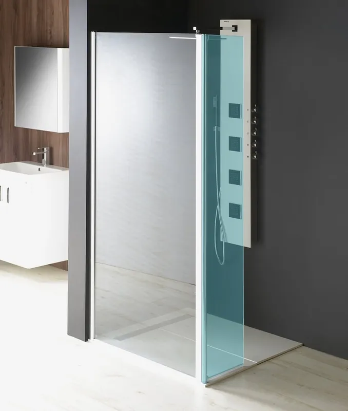 Sapho POLYSAN MODULAR 1200 L típusú 2/1 fix zuhanyfal, ajtós változat, króm MS3A-120Polysan Ne maradj le