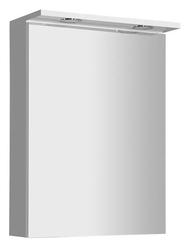 Újdonság Sapho AQUALINE KAWA 50x70cm tükrösszekrény LED világítással, fehér WGL50Aqualine