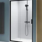 Radaway Premium Pro Black DWJ fekete zuhanyajtó balos, 100 cm 1014100-54-01LRadaway Árengedmény