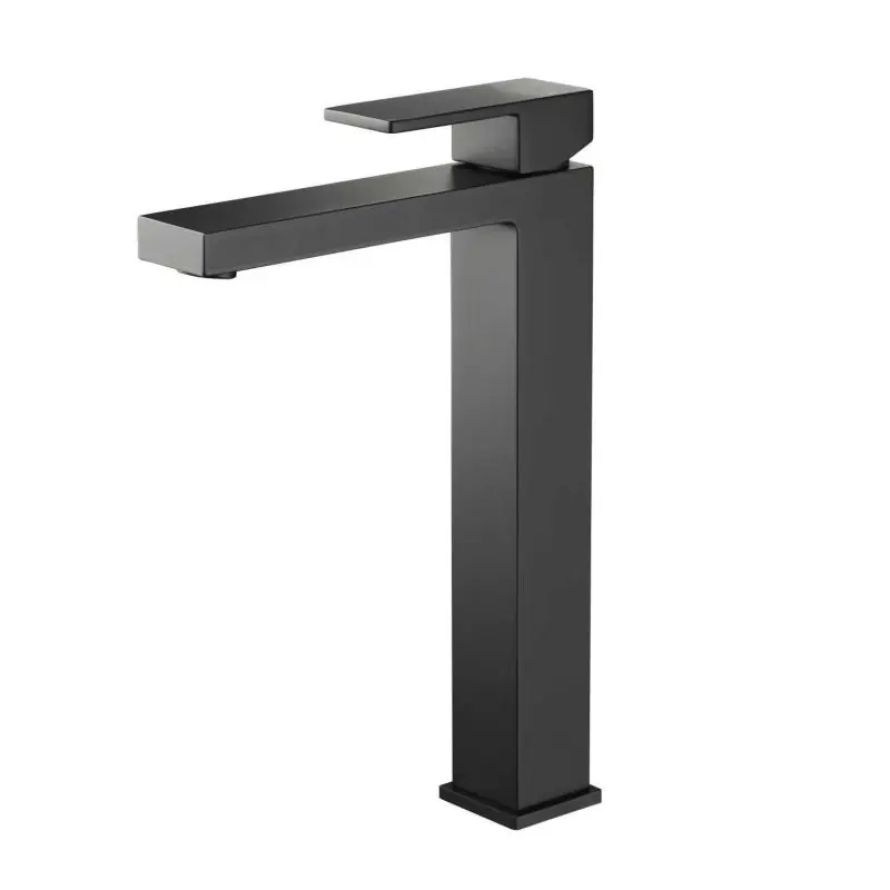 AREZZO design CUBEFIELD magasított mosdócsaptelep, matt fekete AR-4402BArezzo Design Különleges ajánlat