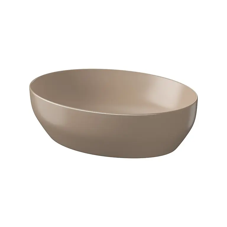 Cersanit Larga pultra ültethető mosdótál 50x38 cm, matt barna K677-052Cersanit Ne maradj le