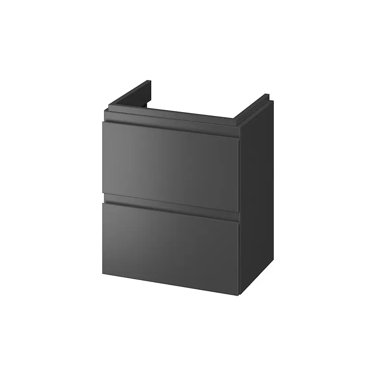 Cersanit Moduo Slim 50 mosdó tartó szekrény, antracit S590-087Cersanit Újdonság