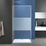 Legnépszerűbb Sanotechnik SMART zuhanyfal, részben matt üveggel, króm, 100 cm CC100CSanotechnik