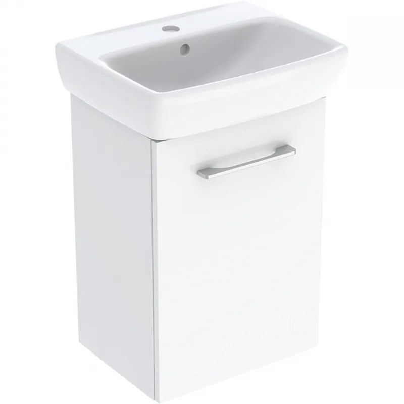 Bestseller Geberit Selnova Square 45 alsó szekrény mosdóval, magasfényű fehér 502.746.00.1Geberit