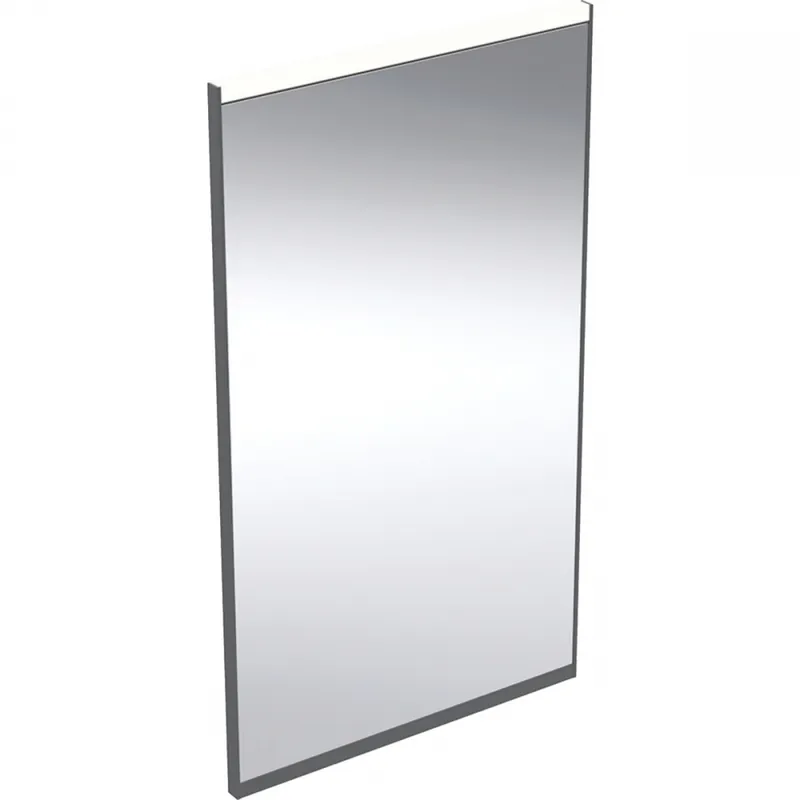 Geberit Option Plus Square 40x70 cm tükör világítással, matt fekete/eloxált alumínium 502.780.14.1Geberit Gyors szállítás