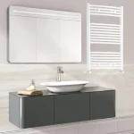 Expressz kézbesítés Technik Therm Angora törölközőszárító radiátor 500 mm x 1100 mm, íves, fehér TTCSIA-500-1100Technik Therm